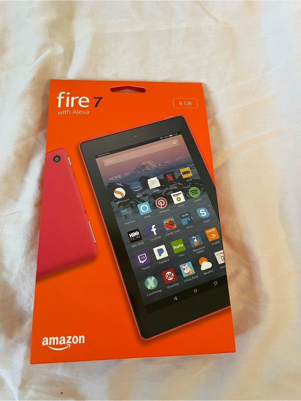 Amazon Fire 7 Tablet in Bright Pink - 8GB